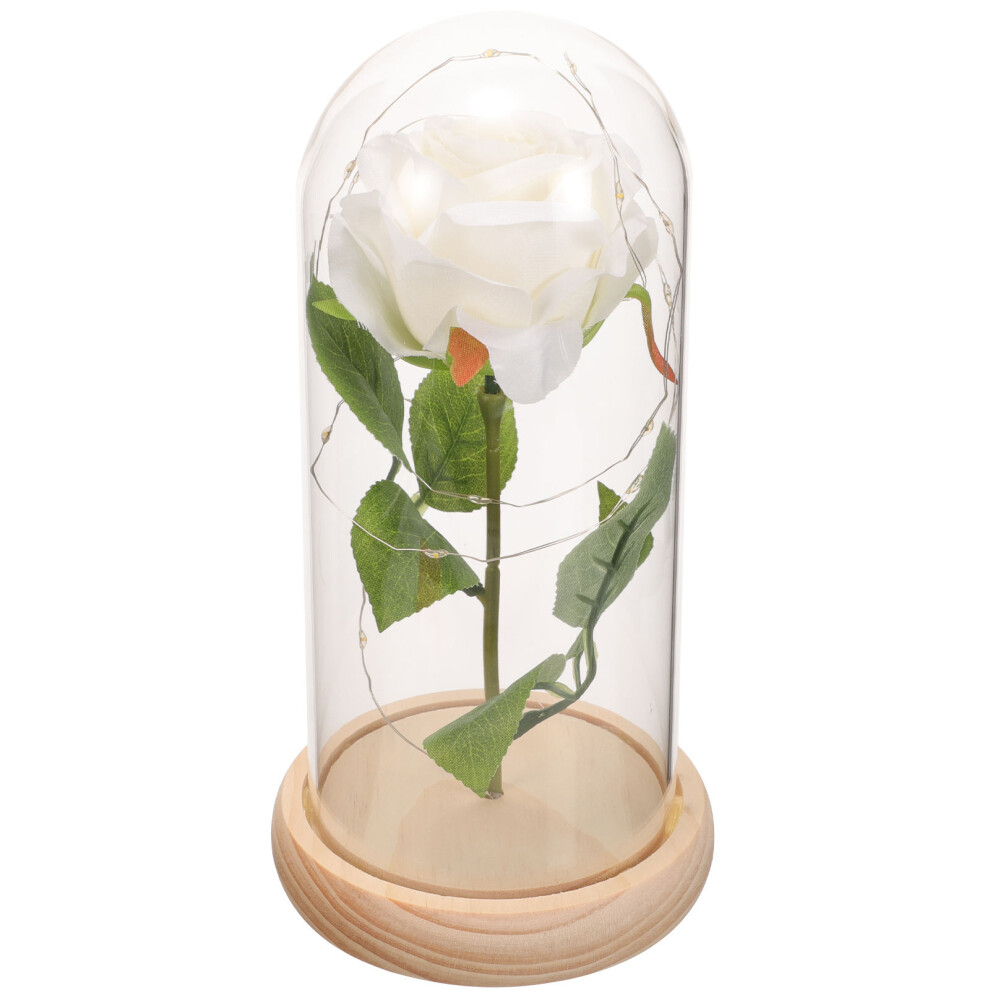 1 St Led Eeuwige Glazen Ornamenten Hout-image