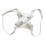 Double Knife Harness for Kids, PU White Samurai Cosplay Strap, Double Sheath Costume Accessory, Adjustable Back Strap 1