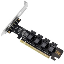 PCI-E X16 to SFF-8643 U.2 4-Port Expansion Card for Windows, PCI Express U2 SFF-8639 Adapter, Compatibility Focused