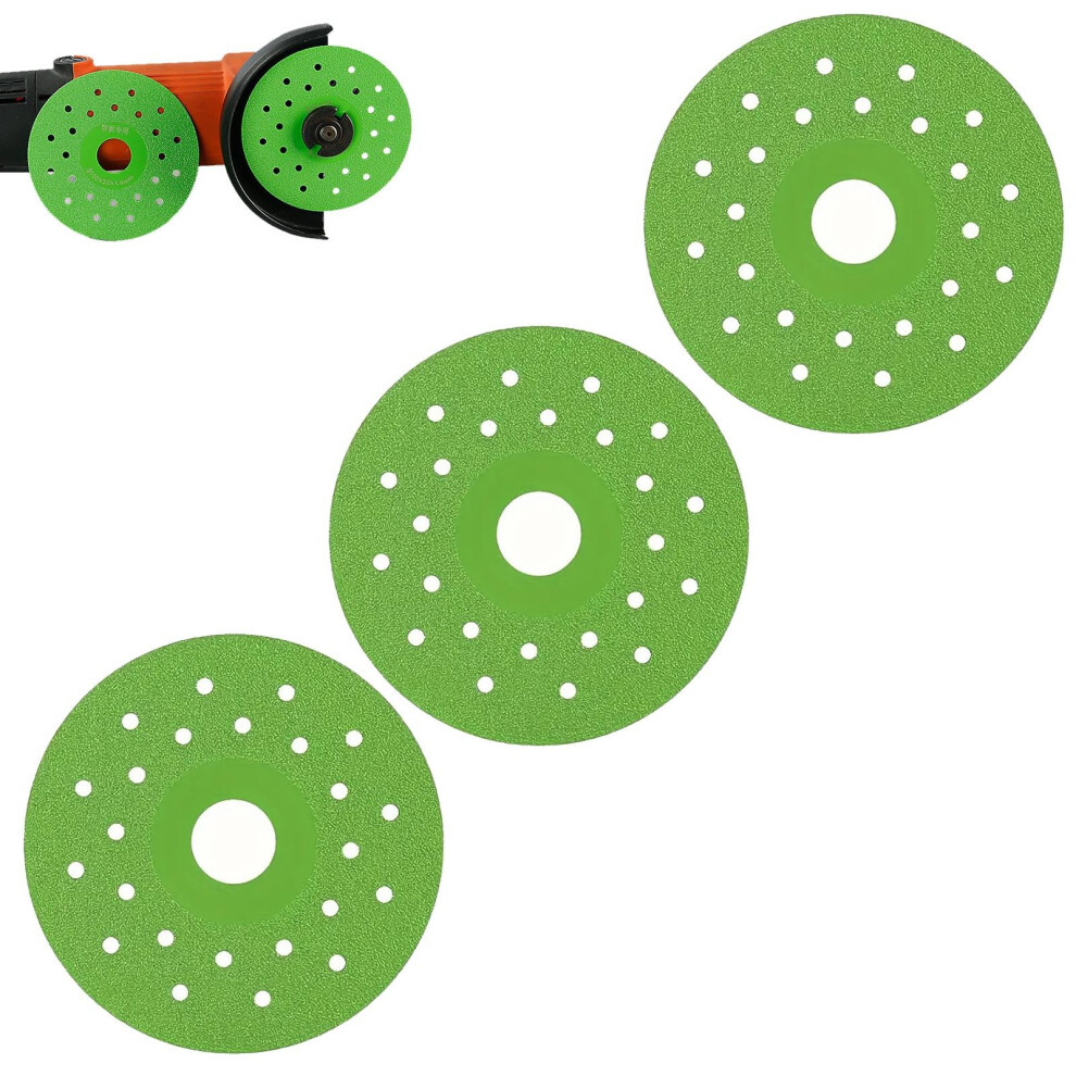 Diamond Chamfered Saw Blade 4 Inch Glass Cutting Disc 1Mm Thick For Angle Grinder, Rock Slab Flat Grinding, 3Pcs 6482260911830