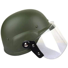 Airsoft M88 SWAT USMC Helmet with PC Goggles, Classic Tactical Protection Gear, OD Color, Adjustable Size