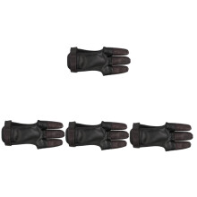 4pcs Arm Protection Archery Glove Set - Reusable Wear-Resistant Professional Bow Hunting Gloves for Adults