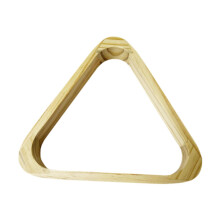 Triangle Rack for Billiard Balls - Durable Plastic, Standard Size, Fits 15 Balls, Perfect for Home Pool Game