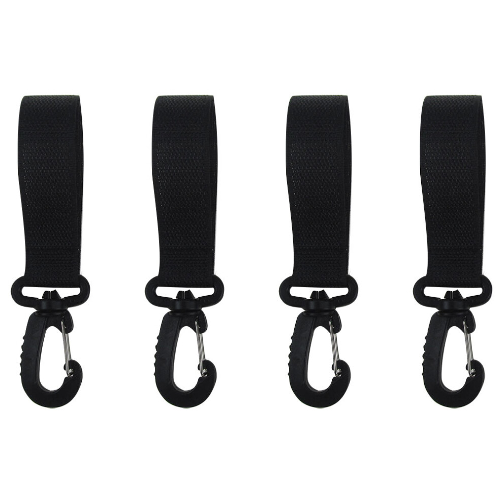 4 Paar Polyester Kinderwagenmoedertassen Met Haak-image