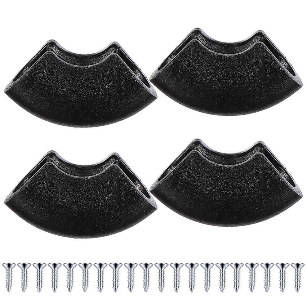 4-Delige Tafelpootkussen Van Kunststof Metalen-image