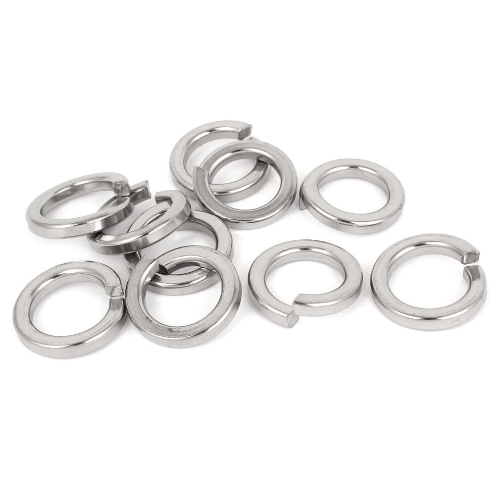 10Pcs 25Mm 1 Inch 304 Stainless Steel Split Lock Washers For Screw Spacers And Pad Applications 6482260913261