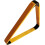 Flat Billiard Triangle Rack Accessory for Pool and Snooker, Durable Plastic, Standard Size, Tripod Table Rack 3