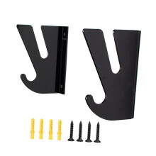 Skateboard Holder Vertical Mount for Space-Saving Storage, Black Wall-Mounted Rack for Skateboards and Longboards