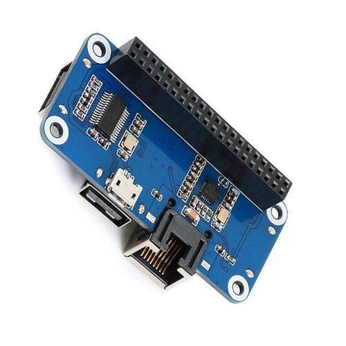 5V Ethernet USB Hub Shield Kit for Raspberry Pi Zero 2 W, Model B, 4GB, 8GB, Compatible Accessory