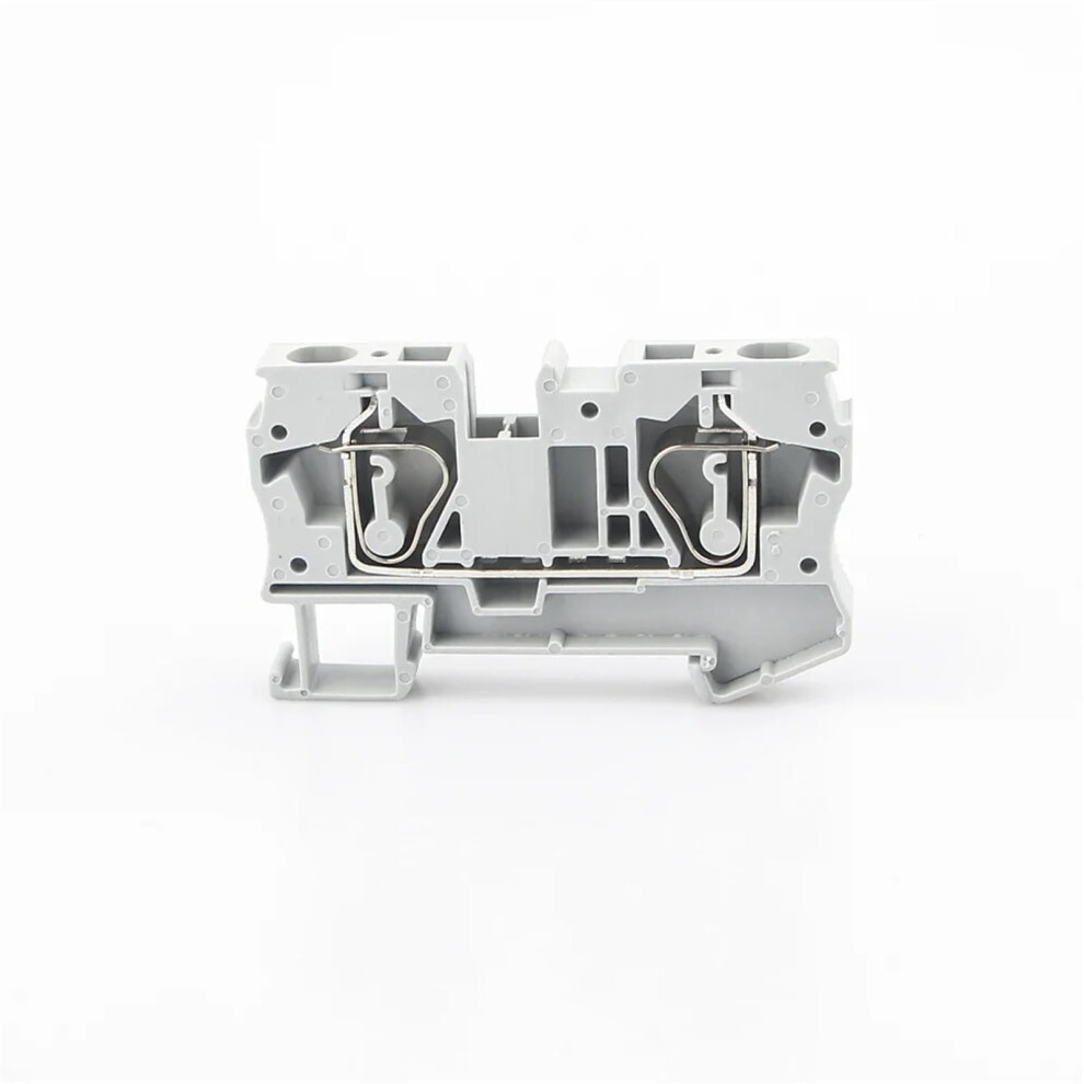 ST-4 Din Rail Terminal Block 10Pcs Screwless Spring Connectors for Electrical Wiring, 4mmÂ² Compatible Terminal Blocks-image-OPC-PJXHDCJ-NEW