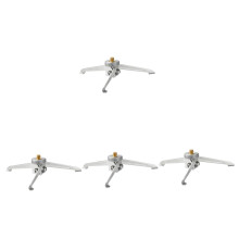 3pcs Gas Tank Tripod Screw Adjustable Desktop Tripod Flexible Aluminum Alloy Phone Holder 14x14 Inch for Camping Lights