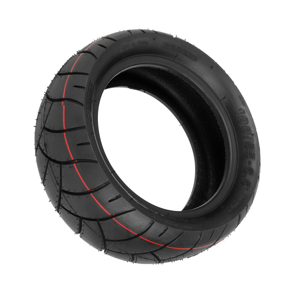 100/55-6.5 Tubeless Tire For Electric Kick Scooter, 11-Inch Wider & Thicker Rubber, Replacement For 90/65-6.5 Tyres 6947110412344