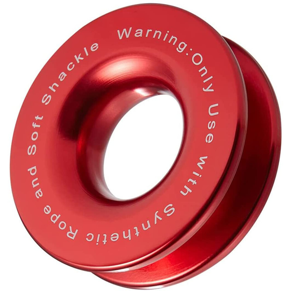 Snatch Recovery Ring 46000 Lbs, Heavy-Duty Winch Snatch Block For Atv Utv Suv Truck Off-Road Vehicle Towing 6447073905476