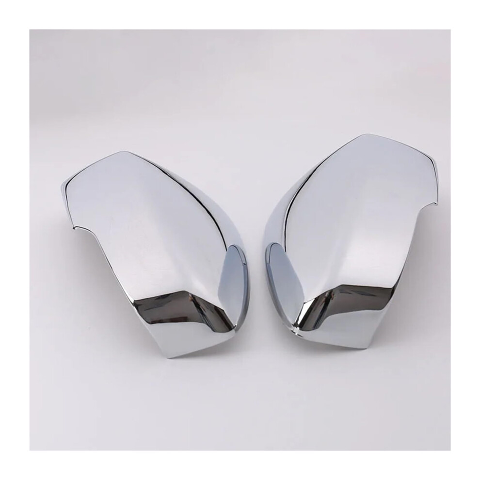Compatible Rearview Side Mirror Cover Wing Cap For Eclipse Cross 2018-2022 Carbon Fiber Look Exterior Trim Silver 6482260914800