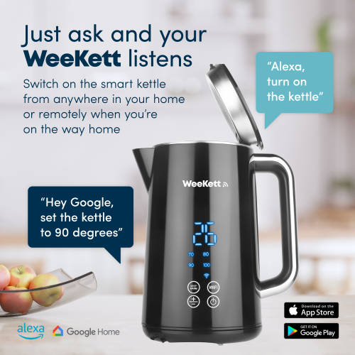 Alexa Smart Kettle, voice control with Amazon Alexa, Google & Siri 1