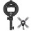 Handheld Grip S-Type Bracket Bowens Mount Holder Compatible with Speedlite Flash and Softbox, Adjustable and Lightweight 1
