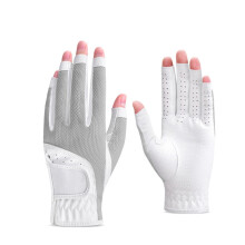Golf Gloves for Women, Adjustable Breathable Open-Finger Design, Mesh Sun Protection, 1 Pair Suitable for Golf Lovers