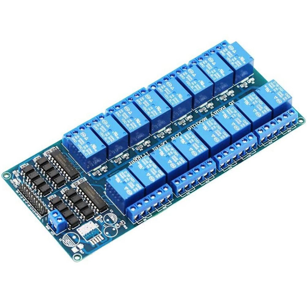 16 Channel 5V Relay Module With Optocoupler Low Level Trigger For Arduino Raspberry Pi Compatible Expansion Board 6482260916064