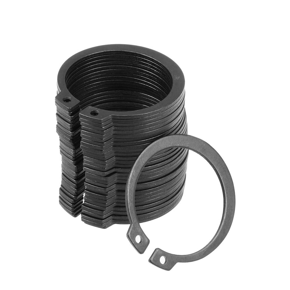 Retaining Rings 30 Pcs 65Mn Alloy Steel External C-Clips Circlip Snap Rings For Automobiles And Electrical Appliances 6038364534446