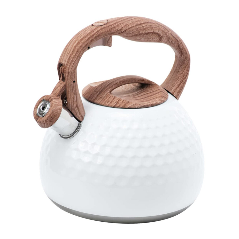 Whistling Teakettle 3L Stainless Steel for Gas Stove and Electric Cooker Easy to Use Durable Design-image-OPC-PJXHJTZ-NEW