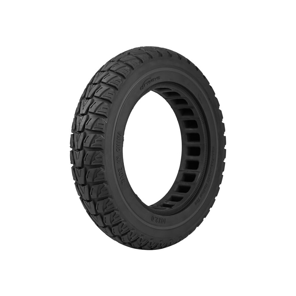 10X2.125 Solid Rubber Tire For Segway Ninebot F Series And Kugoo M4 Electric Scooter, Tubeless Offroad Replacement Wheels 6447073907821