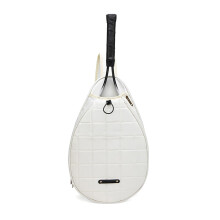 Sport Crossbody Bag for Tennis Rackets, Lightweight and Comfortable, Suitable for Kids and Adults, White Color
