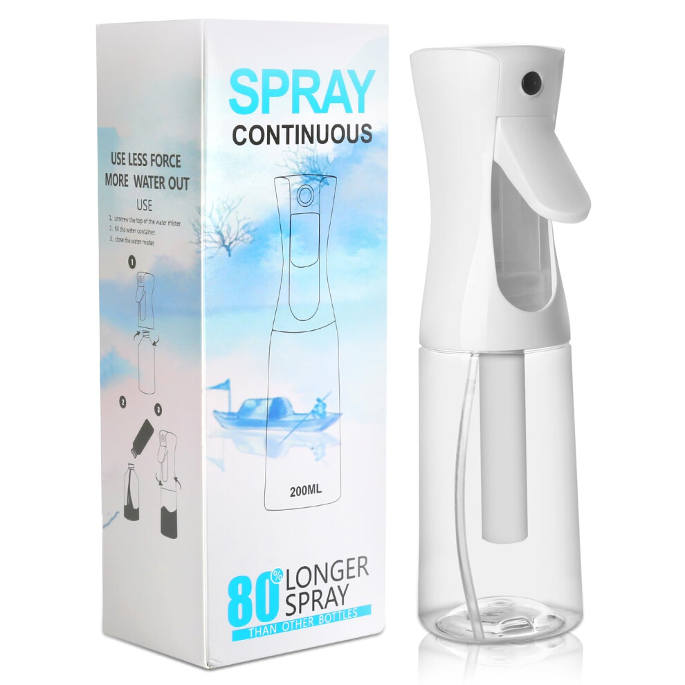 Empty Spray Bottle for Hair 16.9 Oz 500ml Continuous Fine Mist Sprayer for Haircare, Cleaning, Plants and Pets