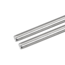 Fully Threaded Rod M12 x 450mm 1.75mm Pitch 304 Stainless Steel Right Hand Threaded Rods 2 Pack for Heavy Duty Use