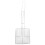 3Pièces Cuillères Filtrantes Carrées Multifonction Argent 1