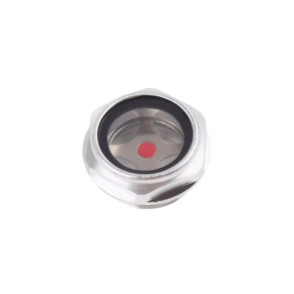 M33*1.5 Air Compressor Oil Sight Glass Aluminum Liquid Level Gauge for Oil Monitoring and Measurement