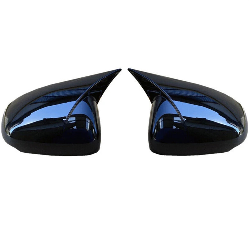 Compatible Mercedes Benz A Class Cla W177 C118 2019-2021 Lhd Gloss Rearview Side Mirror Cover Trim Black 6482260917658