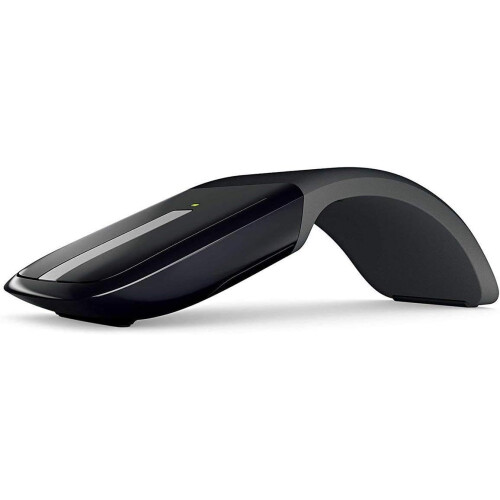 RVF-00052 Arc Wireless USB Touch Mouse Black - Ergonomic Design, Compact Size, Compatible with Windows and Mac 2