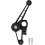 Bikes Chain Stabilizer Guide Tensioner for Folding Bikes, Aluminum Alloy Tail Hook, Adjustable Chain Press System 2