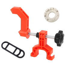 Portable Bicycle Frame Stand for Wheel Repair, Adjustable Tools, Lightweight Design, Compatible with All Bike Models