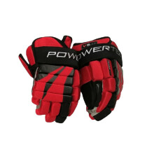 V5.0 Ice Hockey Gloves Red Adult Size Lightweight Breathable Material for Enhanced Performance