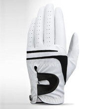 Golf Gloves for Men and Women - White Breathable Genuine Leather Golf Gloves, Size 27 Left Hand, Sports Handwear