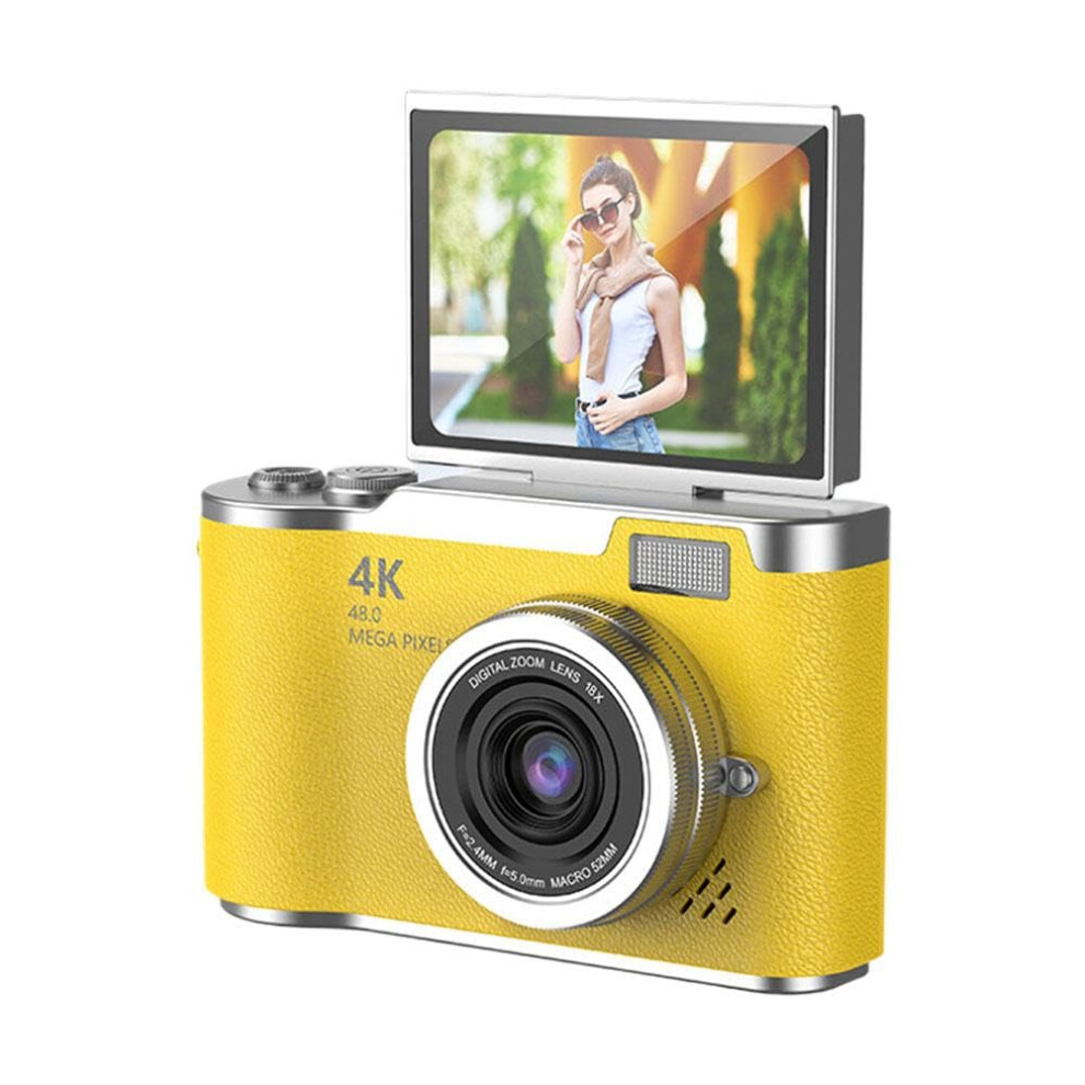 4K Digital Camera With 48Mp For Photography And Vlogging, Compact Travel Camera With 2.4Inch Flip Screen, 8X Zoom And Anti-Shake 6947110415956