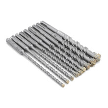 SDS-Plus Rotary Hammer Drill Bit Set 9 Pcs 160mm for Concrete Masonry Wall Brick Block 5-14mm Sizes