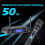 Wireless Microphone System Pro 4-Channel Cordless Mic Set with 4 Handheld Mics Long Range 200ft Fixed Frequency V410 3