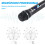 Wireless Microphone System Pro 4-Channel Cordless Mic Set with 4 Handheld Mics Long Range 200ft Fixed Frequency V410 4