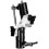 LED Light E Type Holder Adjustable U-Shape Flashlight and Camera Umbrella Mount Stand for Tripod Use - White Finish 4