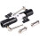 LED Light E Type Holder Adjustable U-Shape Flashlight and Camera Umbrella Mount Stand for Tripod Use - White Finish 2