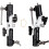LED Light E Type Holder Adjustable U-Shape Flashlight and Camera Umbrella Mount Stand for Tripod Use - White Finish 5