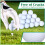 Practice Golf Balls Bulk 45g Solid Rubber High Bounce Training Balls for Indoor Outdoor Driving Range Swing Practice 3
