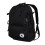(Black) Converse Backpack Canvas Large Capacity Student School Travel Bags Solid Color 1