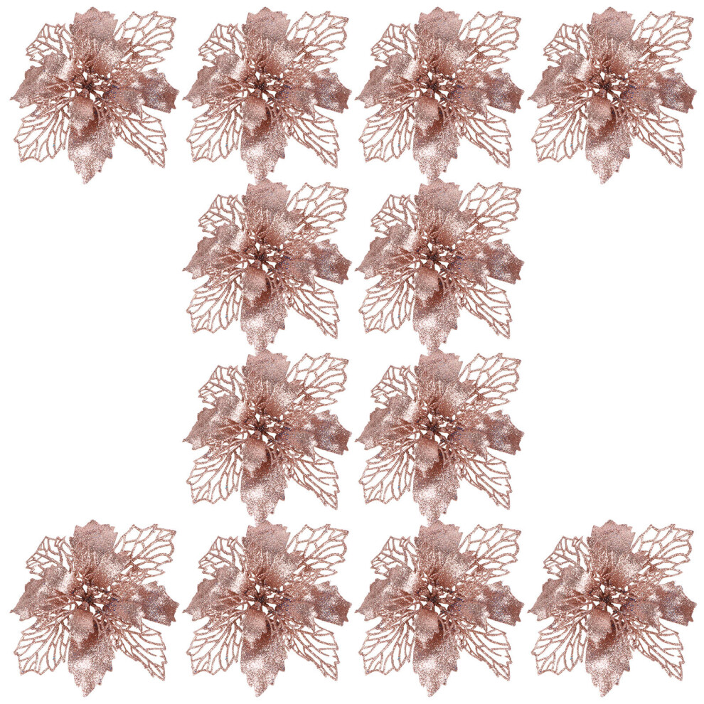 1 Set 12 Stuks Kerst Of RoséGouden Vulmiddel 16C-image