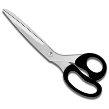 Craft Scissors 10 Inch Tailor Scissors Stainless Steel Cutting Tool for Fabric Sewing Crafts