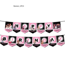 (Banner) Blackpink Jennie Jisoo Rose Lisa Party Supplies Decoration Latex Banner Balloons