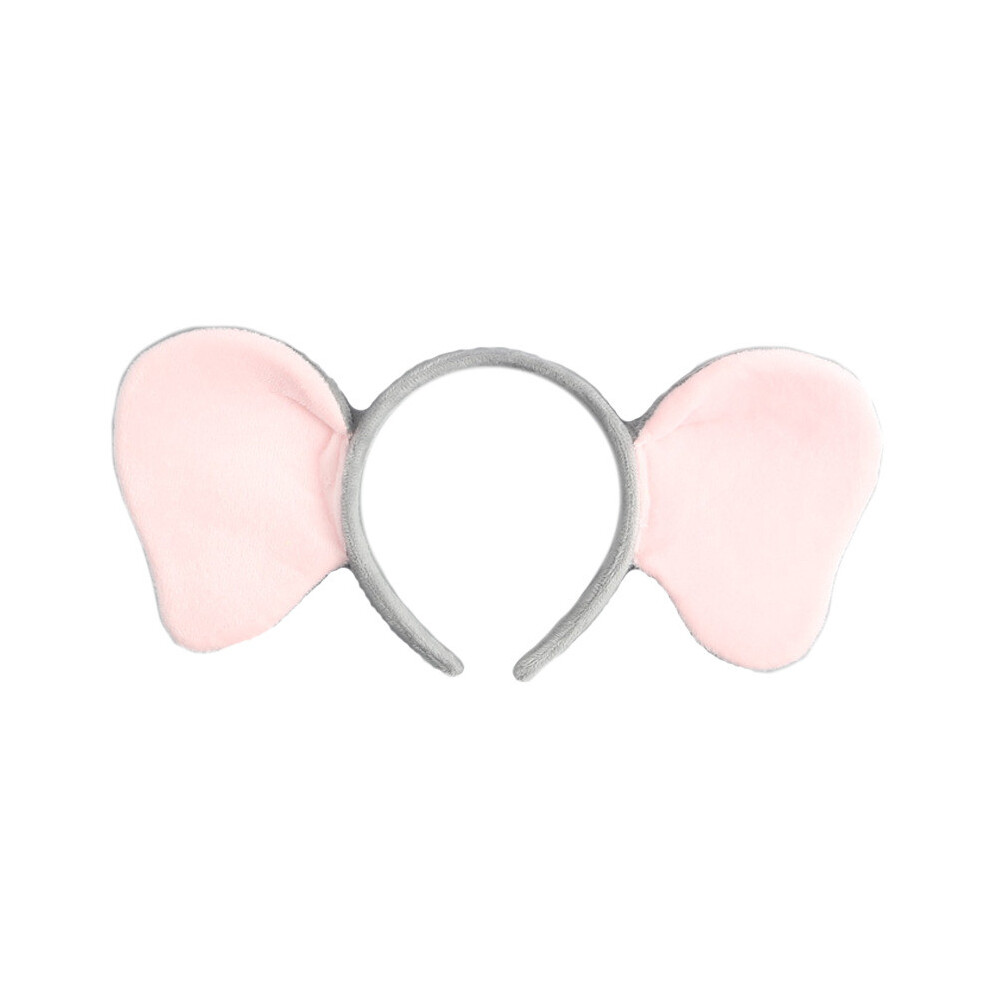 (Gray ) Hairband Cute Dumbo With Big Ear And Hat Design For Face Decor And Cleaning-image-OPC-PJXHXVC-NEW