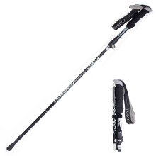 Collapsible Trekking Poles - Adjustable Lightweight Folding Hiking Sticks for Men and Women - Quick Lock System Walking Sticks
